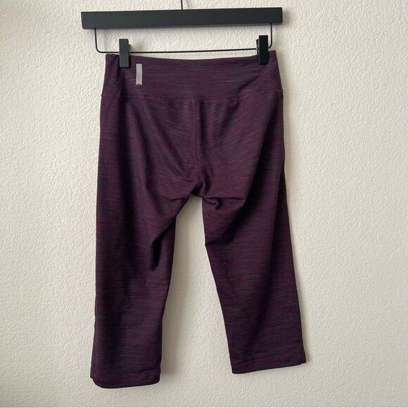 Zella red space dye cropped capri active pants leggings - Picture 3 of 4